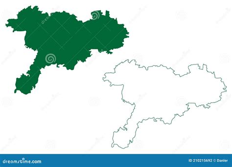 Chittoor District Andhra Pradesh State, Republic of India Map Vector Illustration, Scribble ...