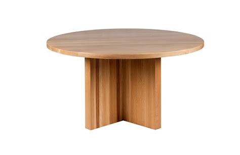 Solid X Round Dining Table – Hart Concrete Design