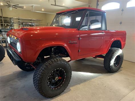 68 bronco 1/2 cab restomod in 2022 | Cab, Bronco, Custom leather