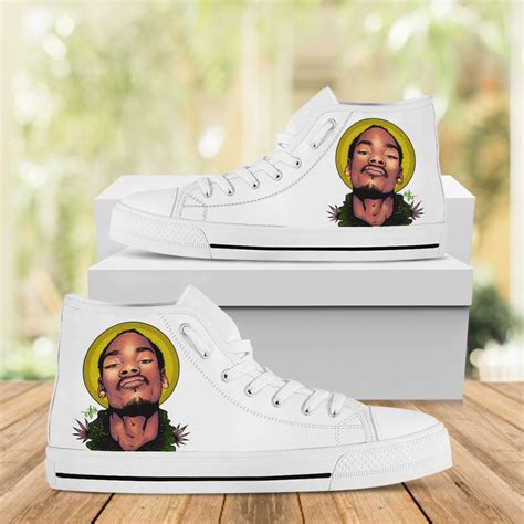 Snoop Dogg Custom Hightops Rapper Shoes Custom Music Shoes | Etsy