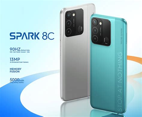 Tecno Spark 8C Debuts with a Bold Design, 90Hz Screen, and Entry-level Specs - WhatMobile news