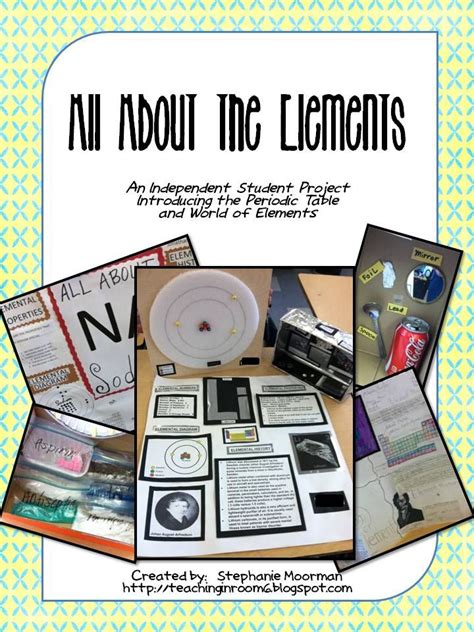 All About the Elements...a fun research project where the students can ...