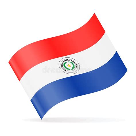 Icono Del Vector De La Bandera De Paraguay Stock de ilustración ...