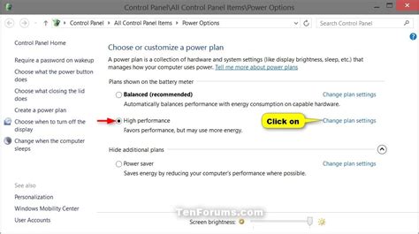 Power Plan Settings - Change in Windows 10 - Windows 10 Forums