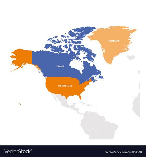 North America Map Regions - Alyssa Marianna