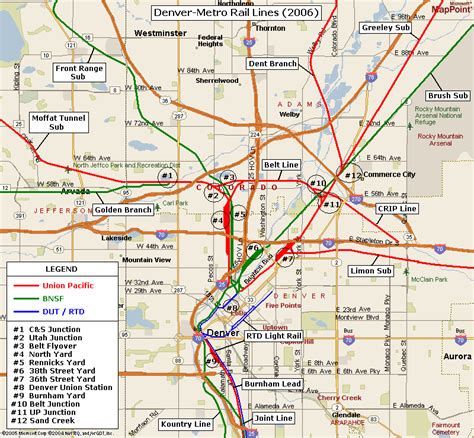 Denver Subway Map - TravelsFinders.Com