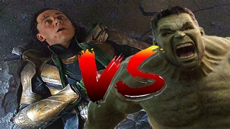 Hulk vs Loki Puny God The Avengers 4K HD - YouTube