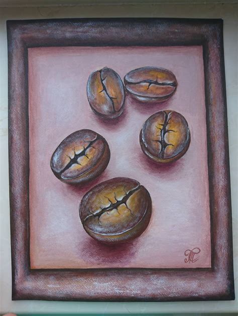 Coffee beans Coffee bean painting Wall Art Home Decor | Etsy