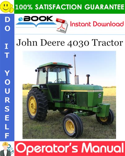 John Deere 4030 Tractor Operator’s Manual – PDF Download