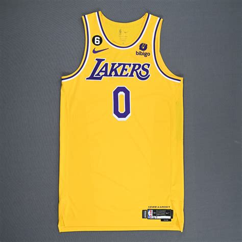 Russell Westbrook - Los Angeles Lakers - Gold Icon Edition Jersey ...