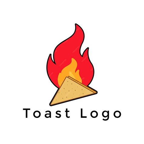 Premium Vector | Modern simple toast logo simple toast vector logo design template