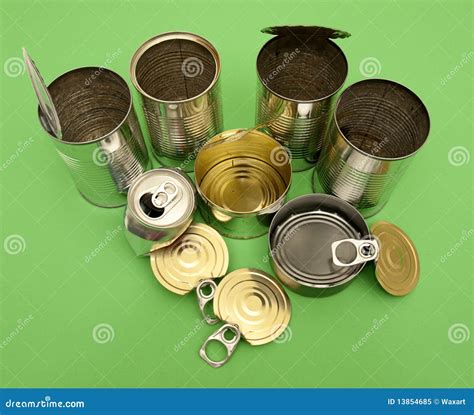 Metal cans for recycling stock image. Image of cans, awareness - 13854685