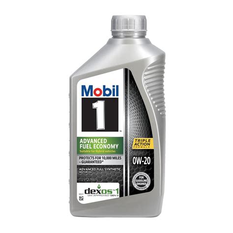 Mobil 1 Advanced Fuel Economy 0W-20 Full Synthetic Engine Oil 1 Quart