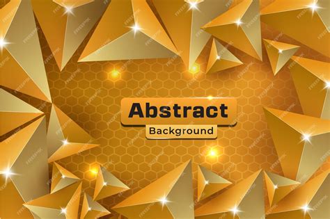 Premium Vector | Golden abstract background