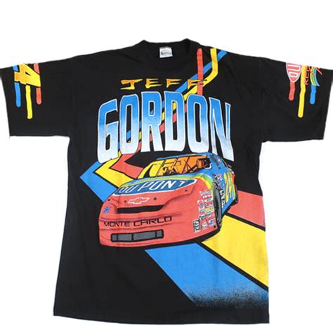 Vintage Jeff Gordon Nascar T-shirt 90s 1999 Dupont Racing – For All To Envy