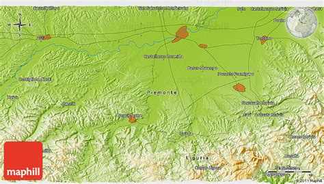 Physical 3D Map of Gavi