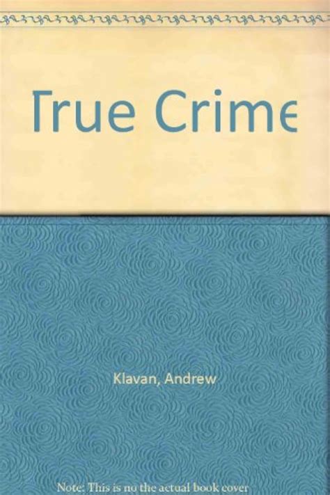 True Crime By Klavan Andrew Heald Anthony Narrator On Audio Cassette