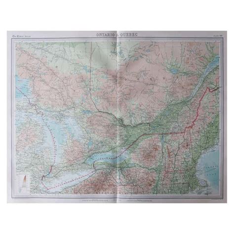 Large Vintage Maps of the United States, in 3 Sections, 1920 For Sale ...