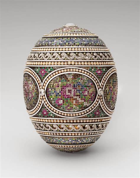 Stalking the Belle Époque: Mastery of Design: The Fabergé Mosaic Egg, 1914