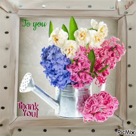 Thank You Flowers Gif