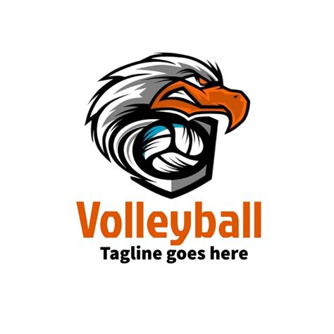 Volleyball logo, sports logo Template | PosterMyWall