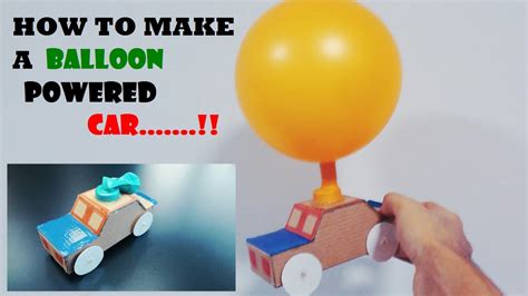 How To Make A Balloon Rocket Car Project | Chemistry Labs