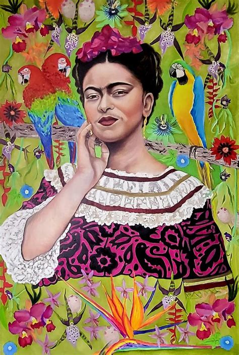 Frida Kahlo Painting by Nersel Muehlen | Saatchi Art