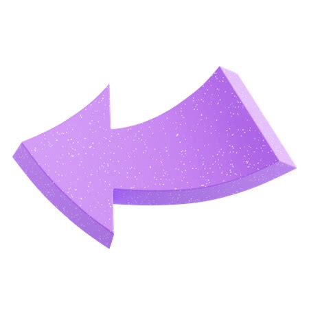 Turn Left Arrow 3D Icon download in PNG, OBJ or Blend format