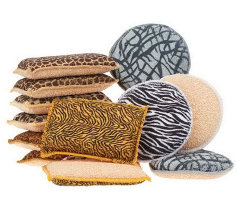 Set of 12 Microfiber Safari Sponges w/Diamond Fiber by Campanelli ...