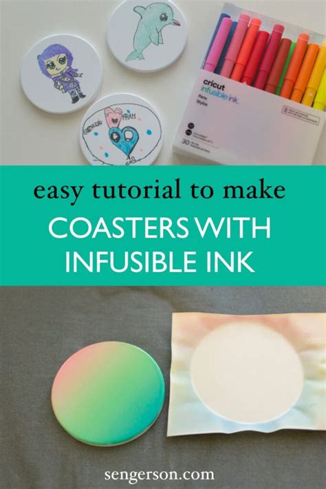 Simple Guide to Making Cricut Infusible Ink Coasters