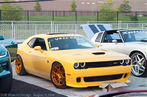 Yellow Dodge Challenger Hellcat - BenLevy.com