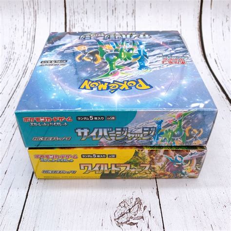 Pokemon Card Wild Force & Cyber Judge Booster Box Set Sealed Japanese in Stock | eBay