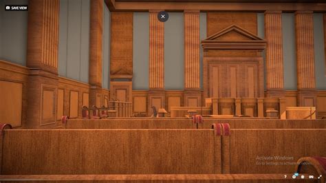 3D model Courtroom Interior 3D model VR / AR / low-poly | CGTrader