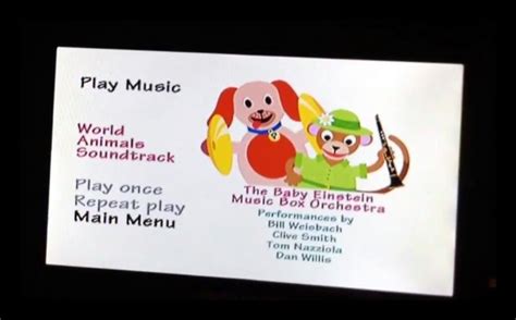 Baby Dolittle World Animals DVD Menu