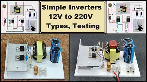 Simple Inverters 12V to 220V , comparision, testing, and real characteristics | Analog | Maker Pro