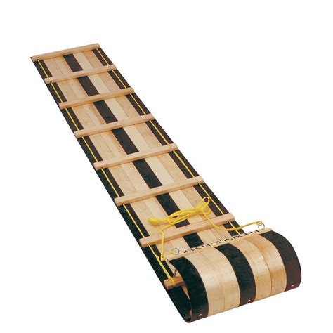 Flexible Flyer 6 ft. Classic Wooden Toboggan-CL6 - The Home Depot