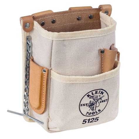 Klein Tools 5-Pocket Canvas Tool Pouch-5125 - The Home Depot