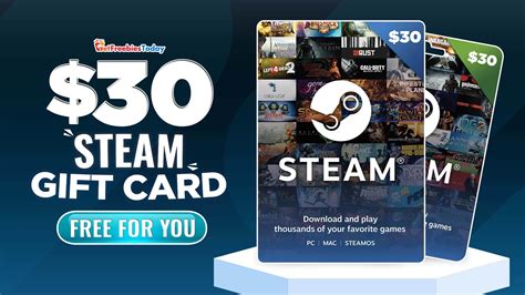 Free $30 Steam Gift Card | Get Freebies Today by Get Freebies Today in Portland, OR - Alignable