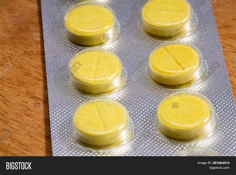 Yellow Tablets Close- Image & Photo (Free Trial) | Bigstock