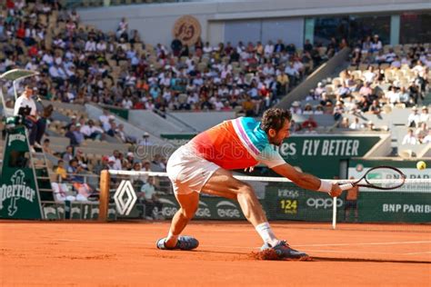 Grand Slam Champion Marin Cilic of Croatia in Action during His Quarter ...