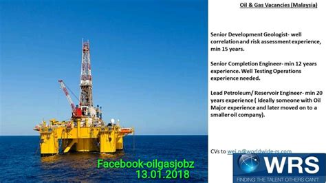 Oil and Gas Vacancies Malaysia - Austro Jobs