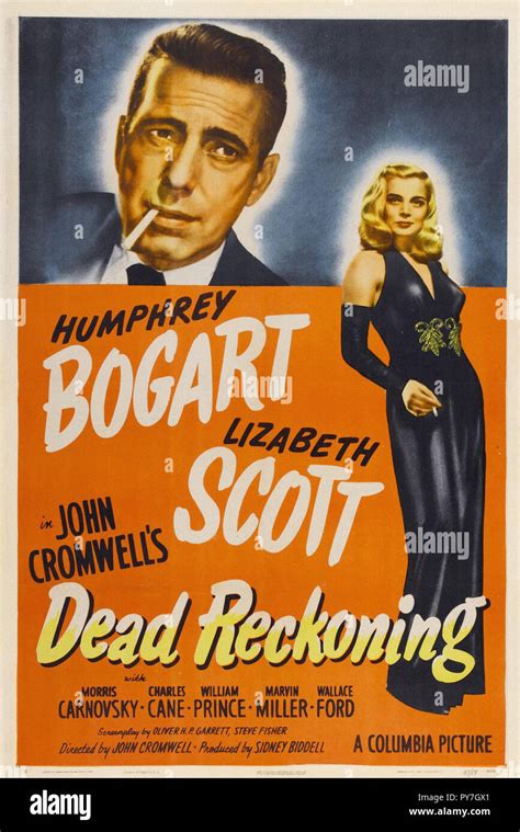 Dead Reckoning - Original Movie Poster Stock Photo - Alamy