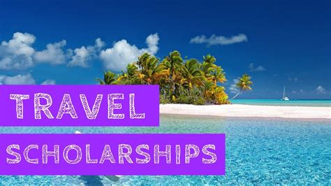 Travel Scholarships! 🌍 ️🌎 Scholarship Mentor Felicity - YouTube