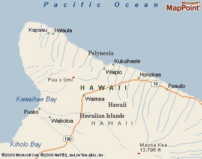 Where is Kapaau, Hawaii? see area map & more