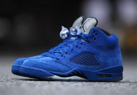 Air Jordan 5 Blue Suede 136027-401 Release Date - Sneaker Bar Detroit