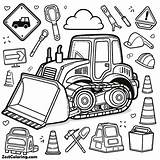 Drawing Bulldozer Coloring Page  Coloring For Kids – Smart Creative sketch template