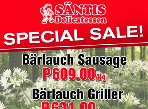 Santis Delicatessen Wine and Sausage Sale this April! | Philippine Primer