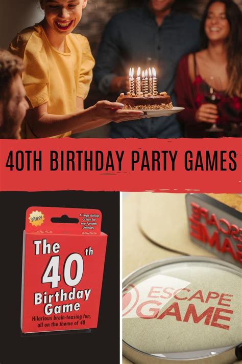 Best 40th Birthday Party Games For - Peachy Party | 40th birthday party games, 40th birthday ...