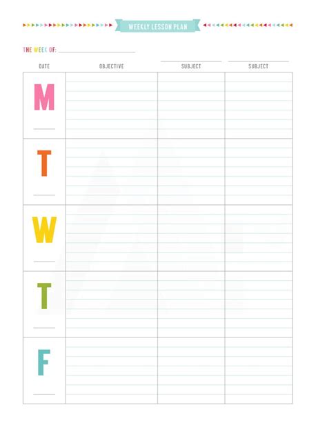 TEACHER PLANNER | Teacher planner printables, Teacher lesson planner ...