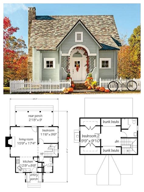 Cloudland Cottage SL-1894 | Cottage floor plans, Cottage style house ...